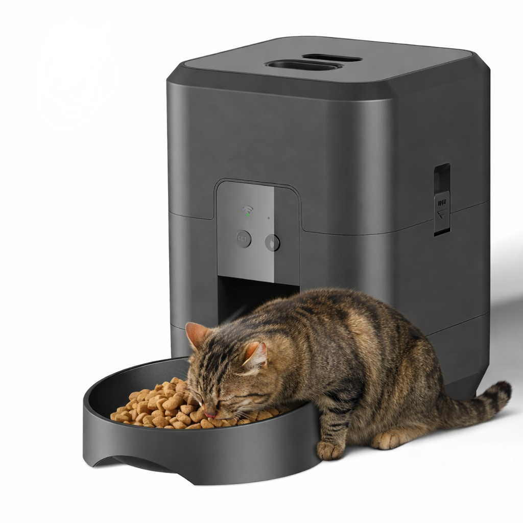 Distributeur automatique de croquettes pour chat avec contrôle digital